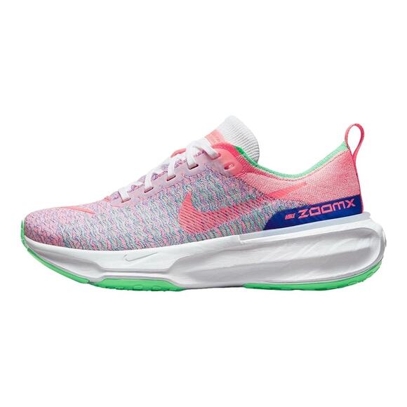 Nike ZoomX Invincible Run Flyknit 3 Women’s 8.5 White Pink Racer Blue Orange - Picture 3 of 13